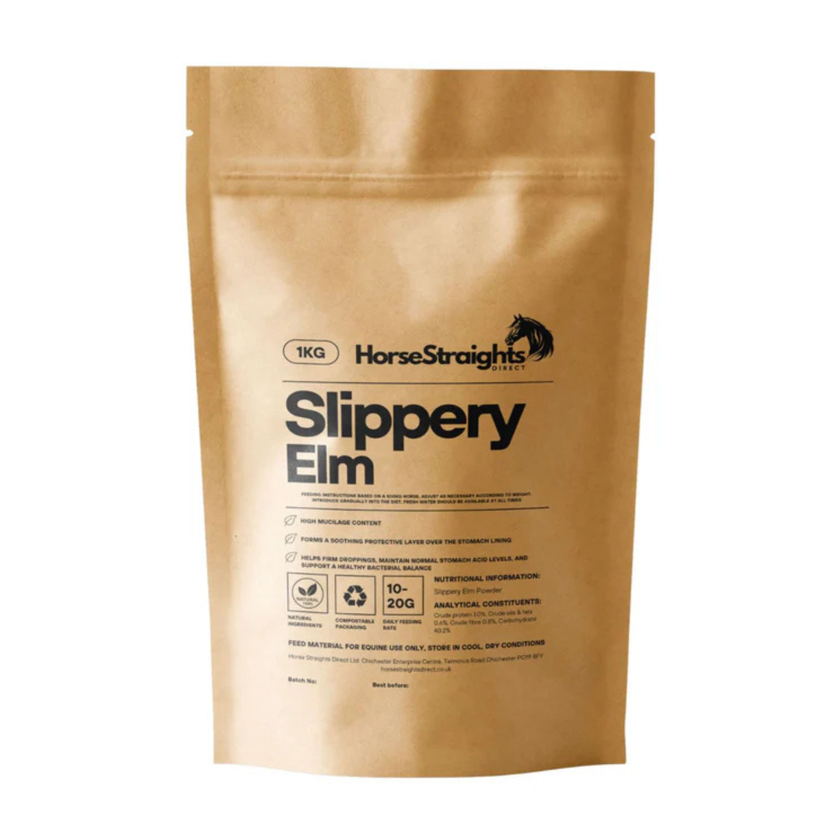 HorseStraights Direct Slippery Elm