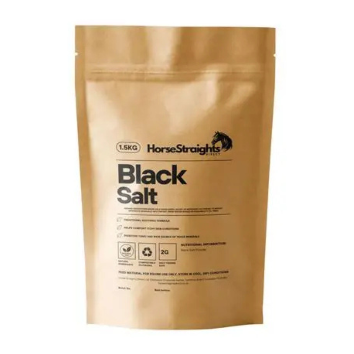 HorseStraights Direct Black Salt