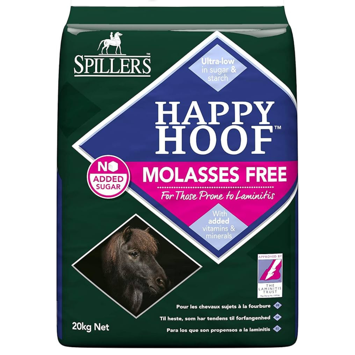 Spillers Happy Hoof Molasses Free