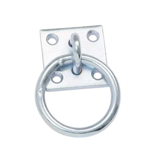 Tie Ring With Metal Plate